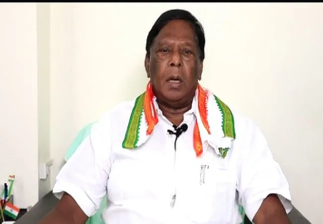 puducherry cm narayanasamy press meet 